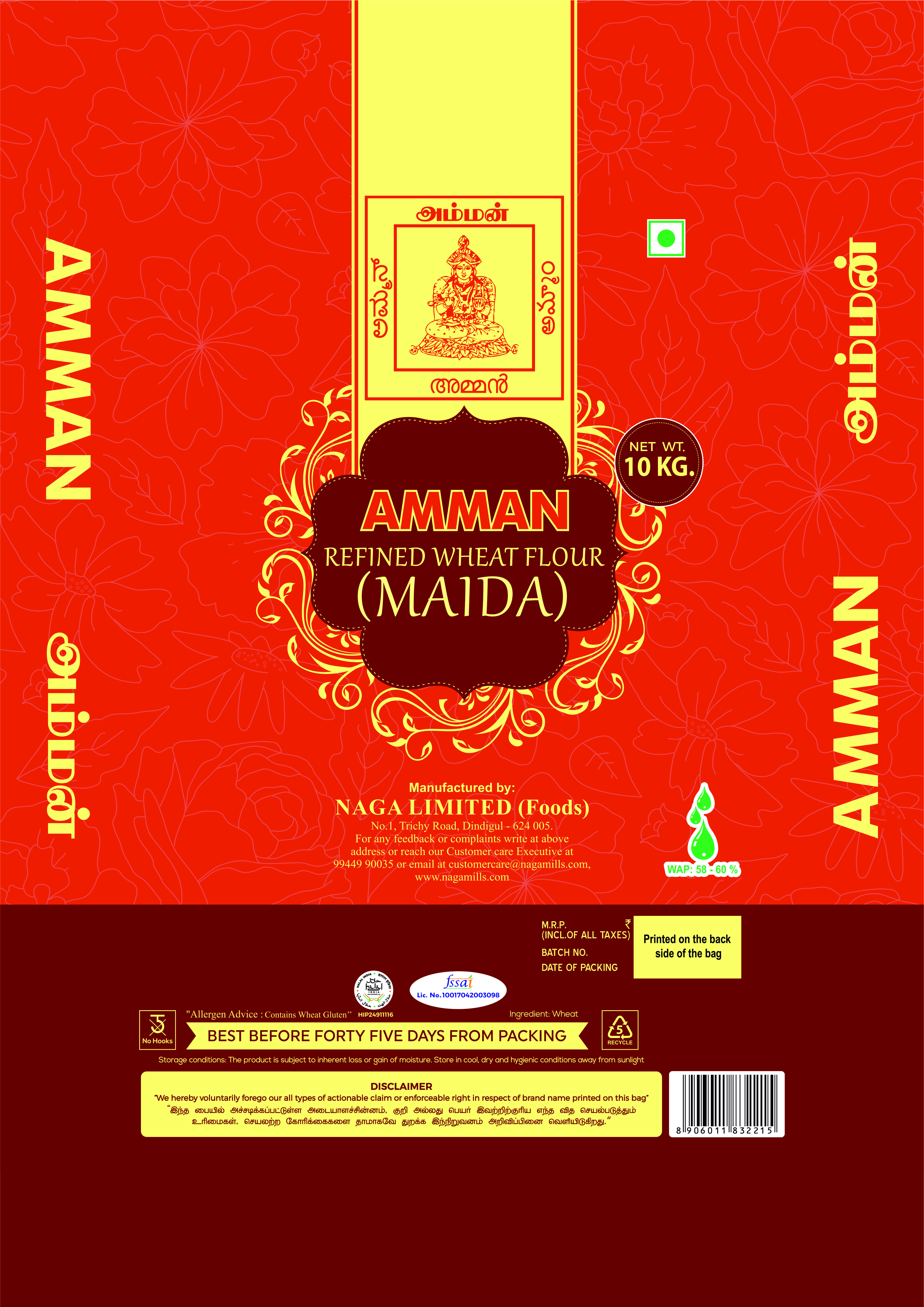 Indian Wheat 30 Kg Pandav Gold Maida, Packaging Type: Bag at Rs 950/bag in  Rangareddy